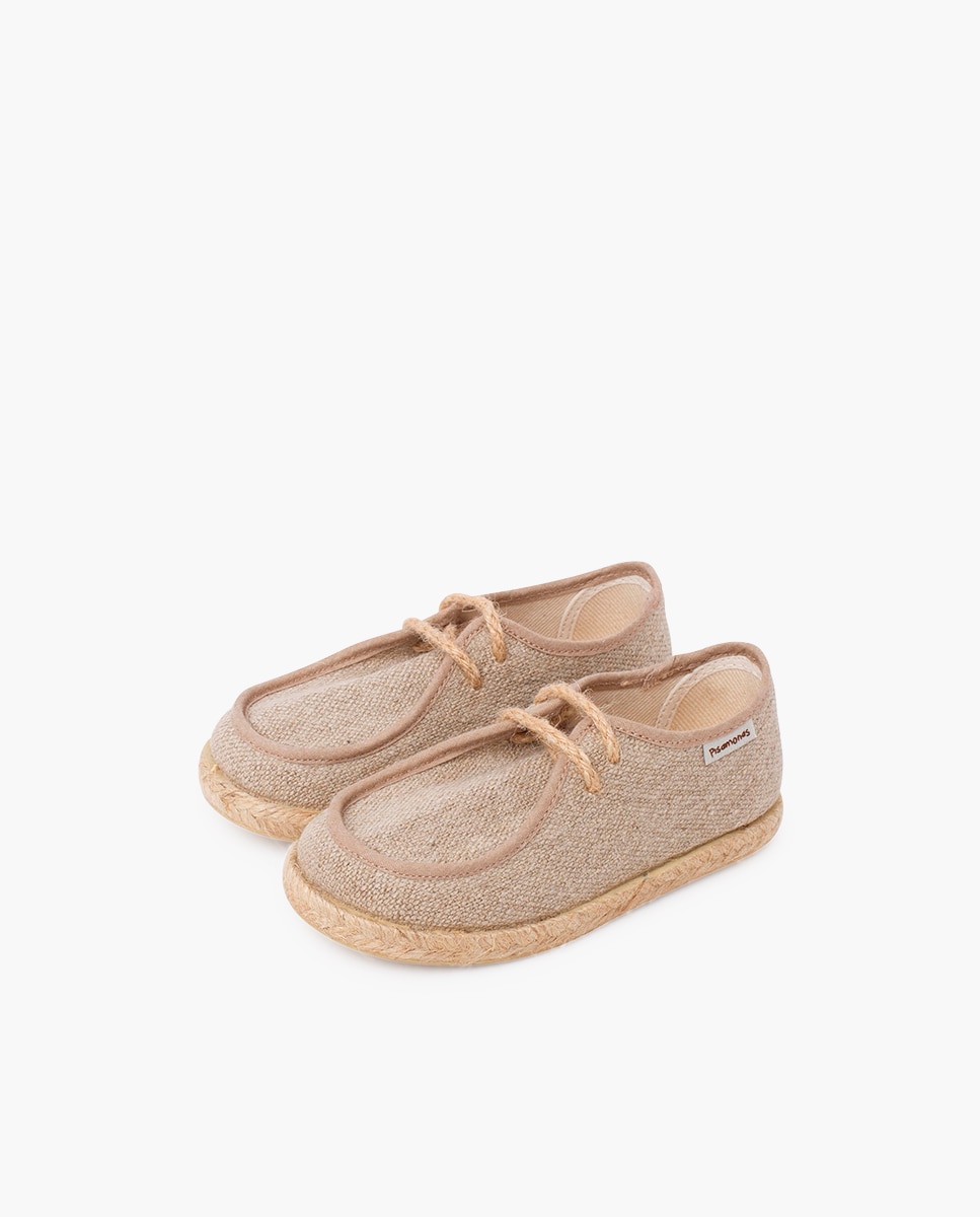 Náuticos de niño wallaby yute - Pisamonas - Natural Natural-3