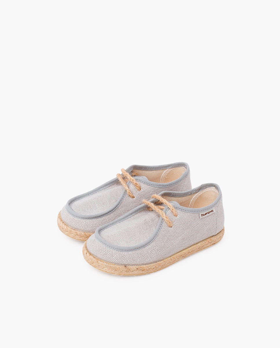 Náuticos de niño wallaby yute - Pisamonas - Beige Beige-3