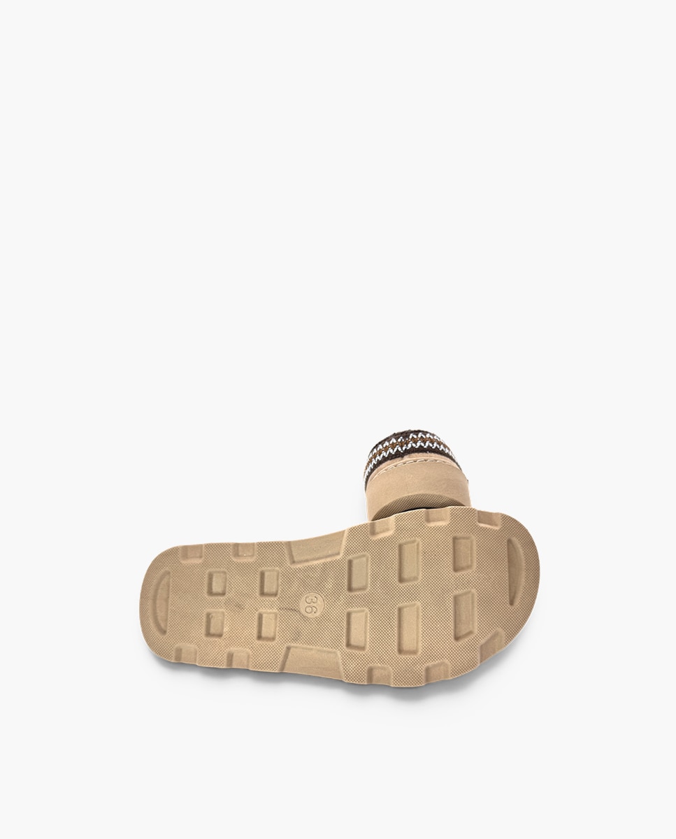 Zapatillas deportivas de niña cinta étnica plataforma pelito - Pisamonas - Topo Topo-2