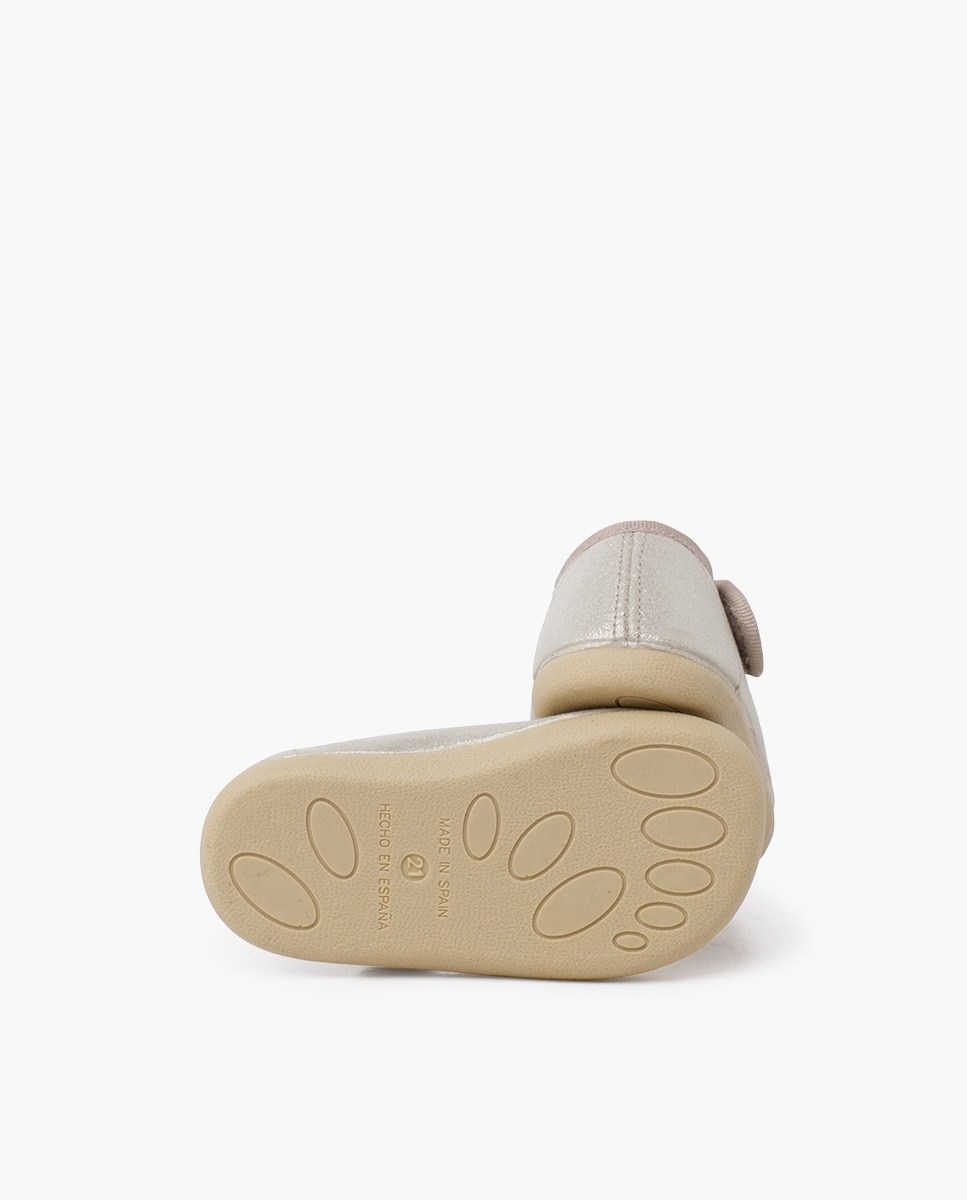 Merceditas de bebé barefoot brillo tira adherente - Pisamonas - Oro Oro-2
