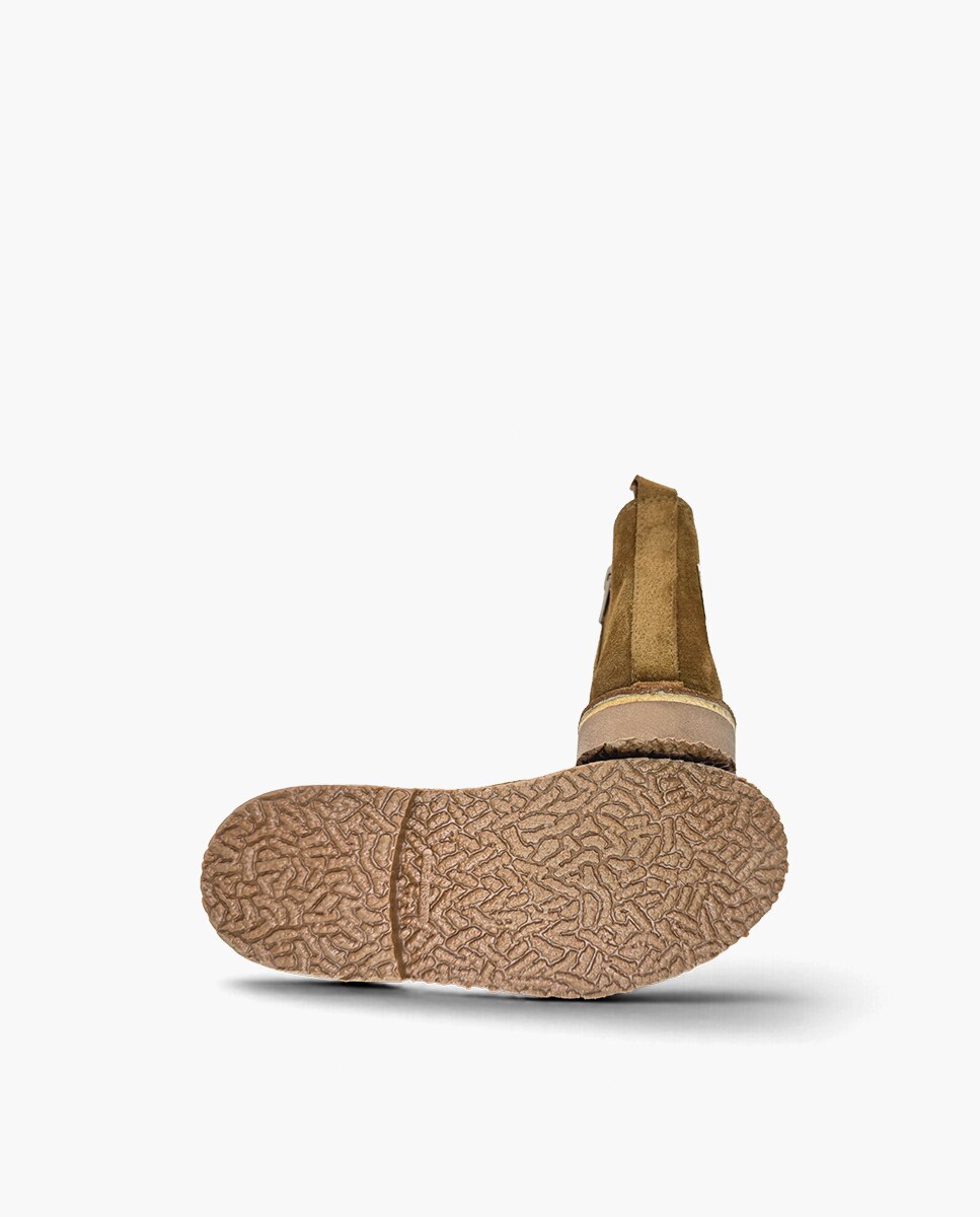 Botas de niña serraje chelsea elástico y - Pisamonas - Camel Camel-2