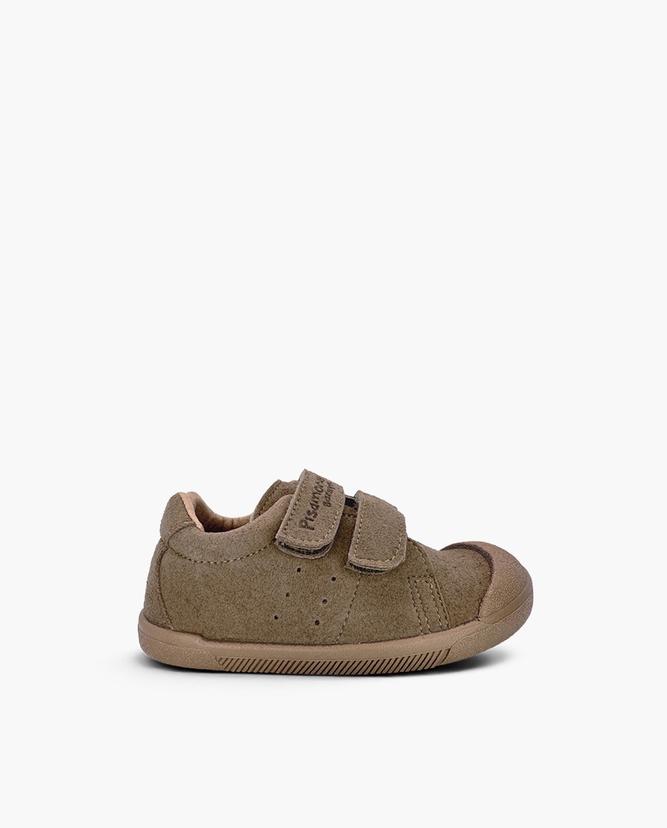 Zapatillas de lona de niña blanditas barefoot serratex - Pisamonas - Topo Topo-1