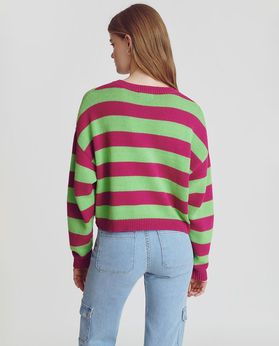 Jersey de mujer de rayas bicolor · Brownie
