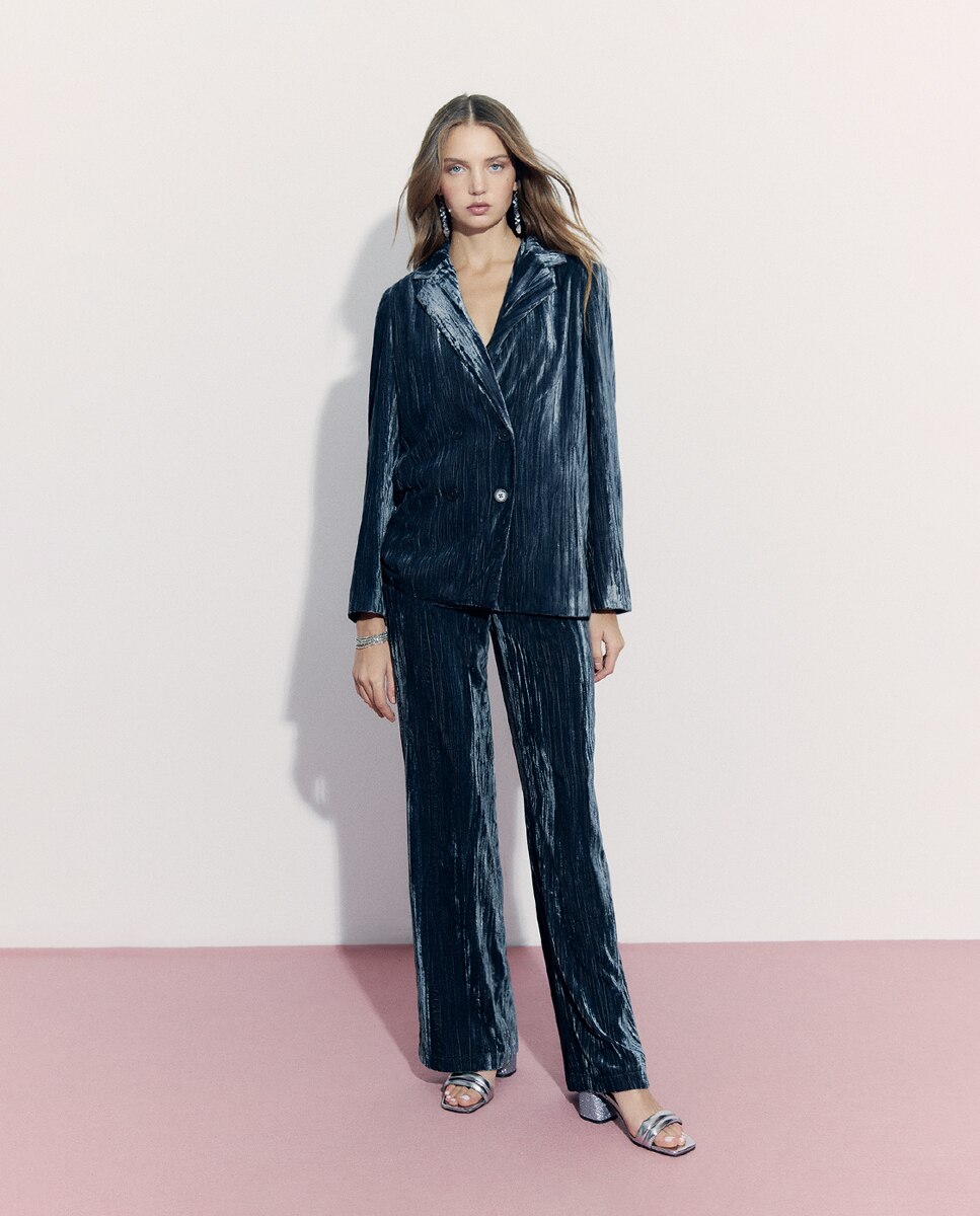 Chaquetas y Blazers terciopelo mujer ccmoda1 Moda mujer El