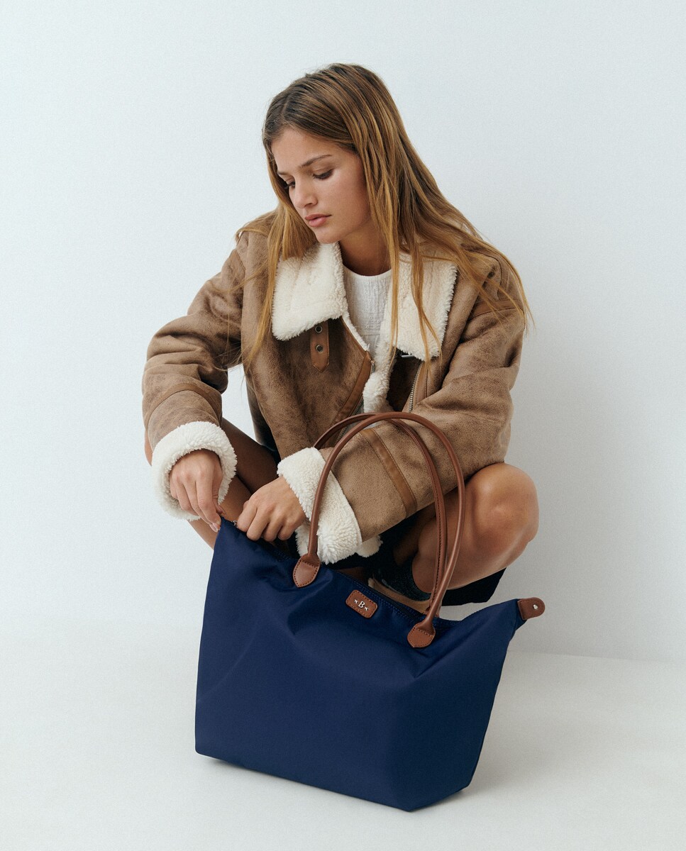 Bolso de hombro estilo shopper · Brownie · El Corte Inglés