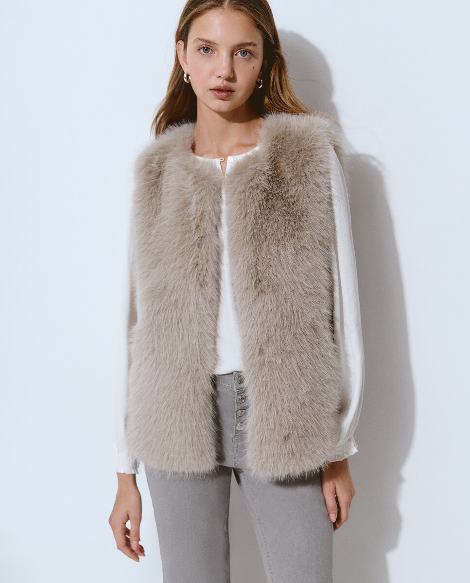 Chaleco Acolchado Chaleco De Pelo Sfera Sfera Chalecos Acolchados