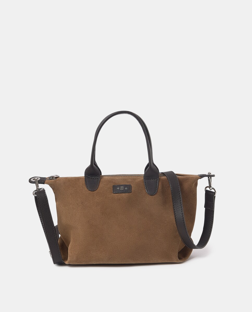 Sac Bolso Brownie Marron Bolso De Hombro Estilo Shopper Mini Color