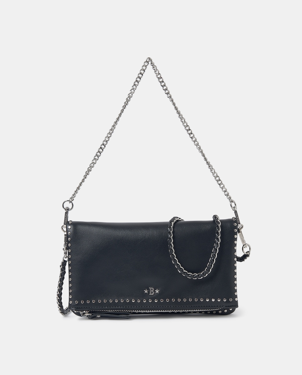 Corte Inglés Bolso Negro Tachas Bolso De Hombro Con Tachas Color