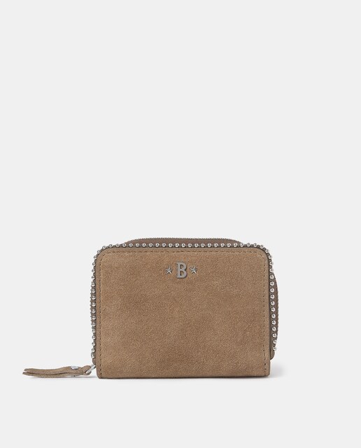 Cartera Mujer Pequeña SKPAT – Piel Sintética, Con Llavero Y Protección RFID, Color Marrón