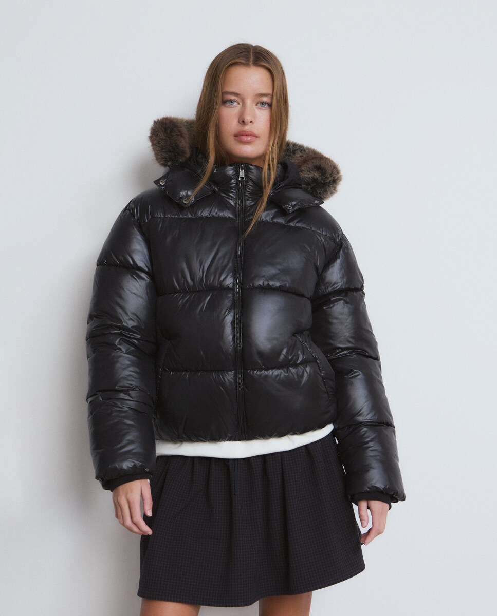 Brownie Abrigo Abrigo De Pelo Pinkie Abrigo De Mujer Acolchado