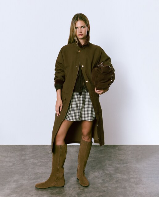 Imagen 0 de Parka larga de mujer de algodón