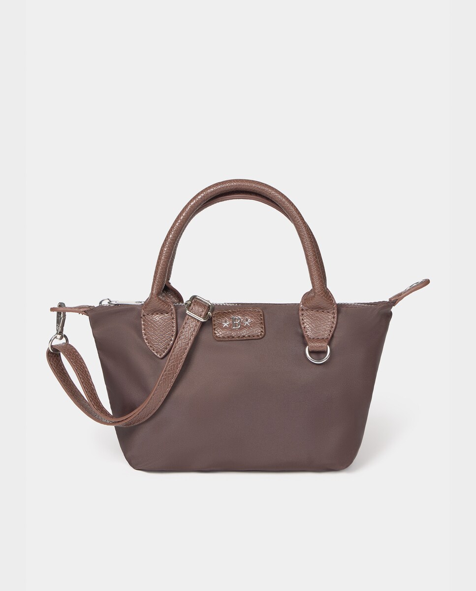 Corte Inglés Bolso Brownie Marron Bolso De Hombro Estilo Shopper