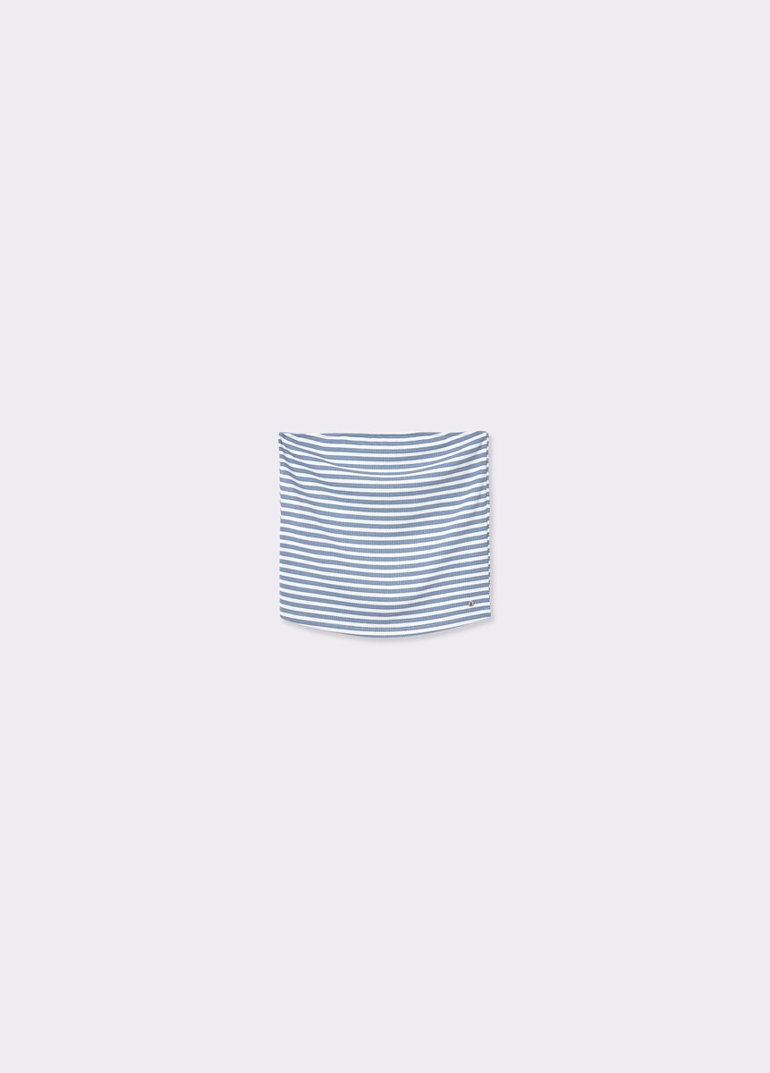 Top bandeau rayas
