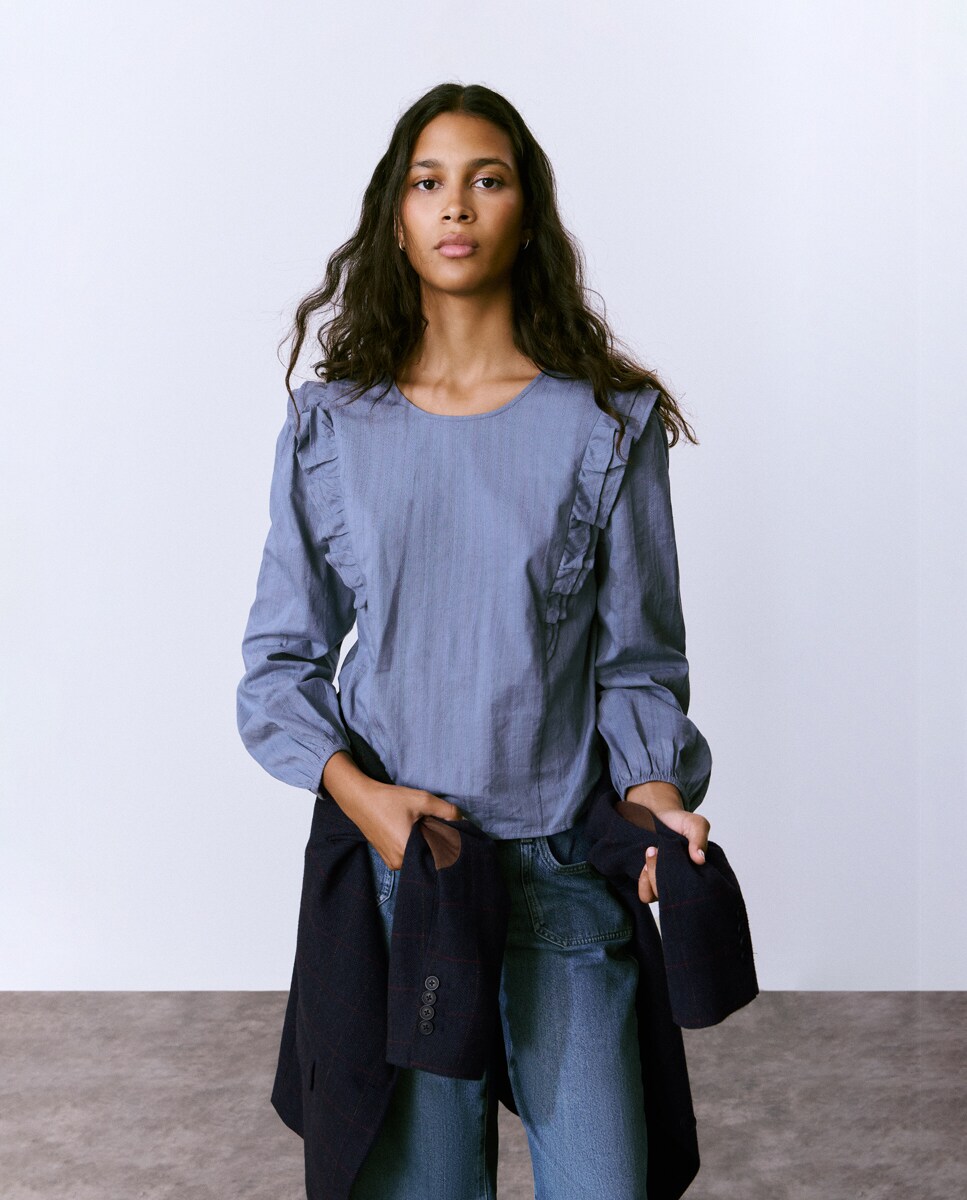 Blusa de mujer con volantes · Brownie · El Corte Inglés