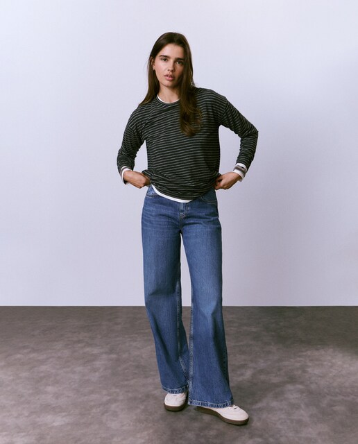 Imagen 0 de Vaquero recto de mujer con bolsillos