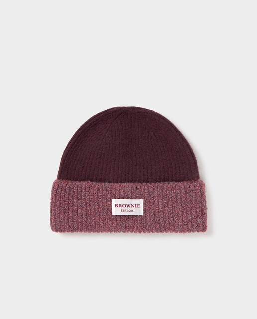 Imagen 0 de Gorro de mujer bicolor con lurex