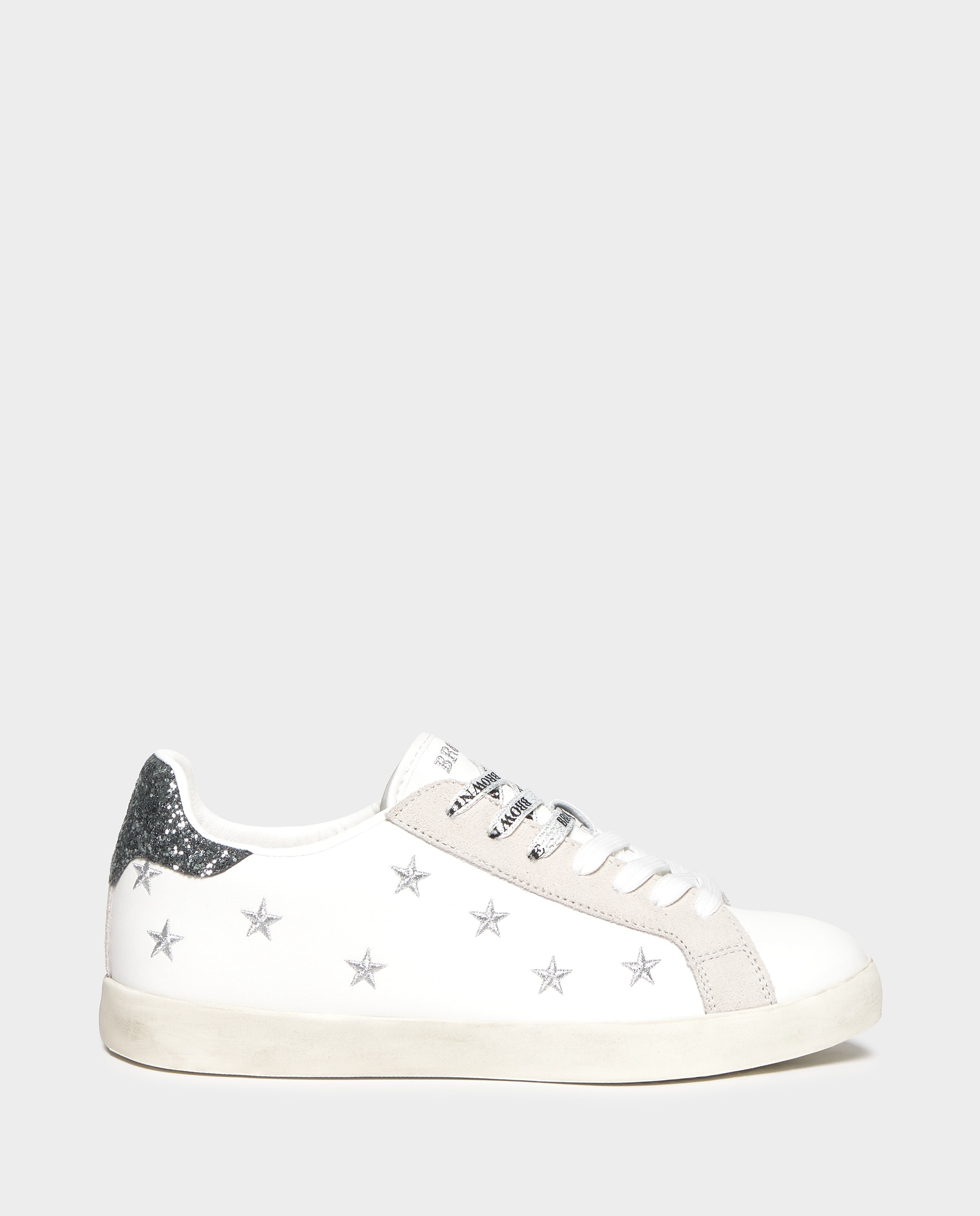 Brownie - Zapatillas deportivas de mujer con estrellas.