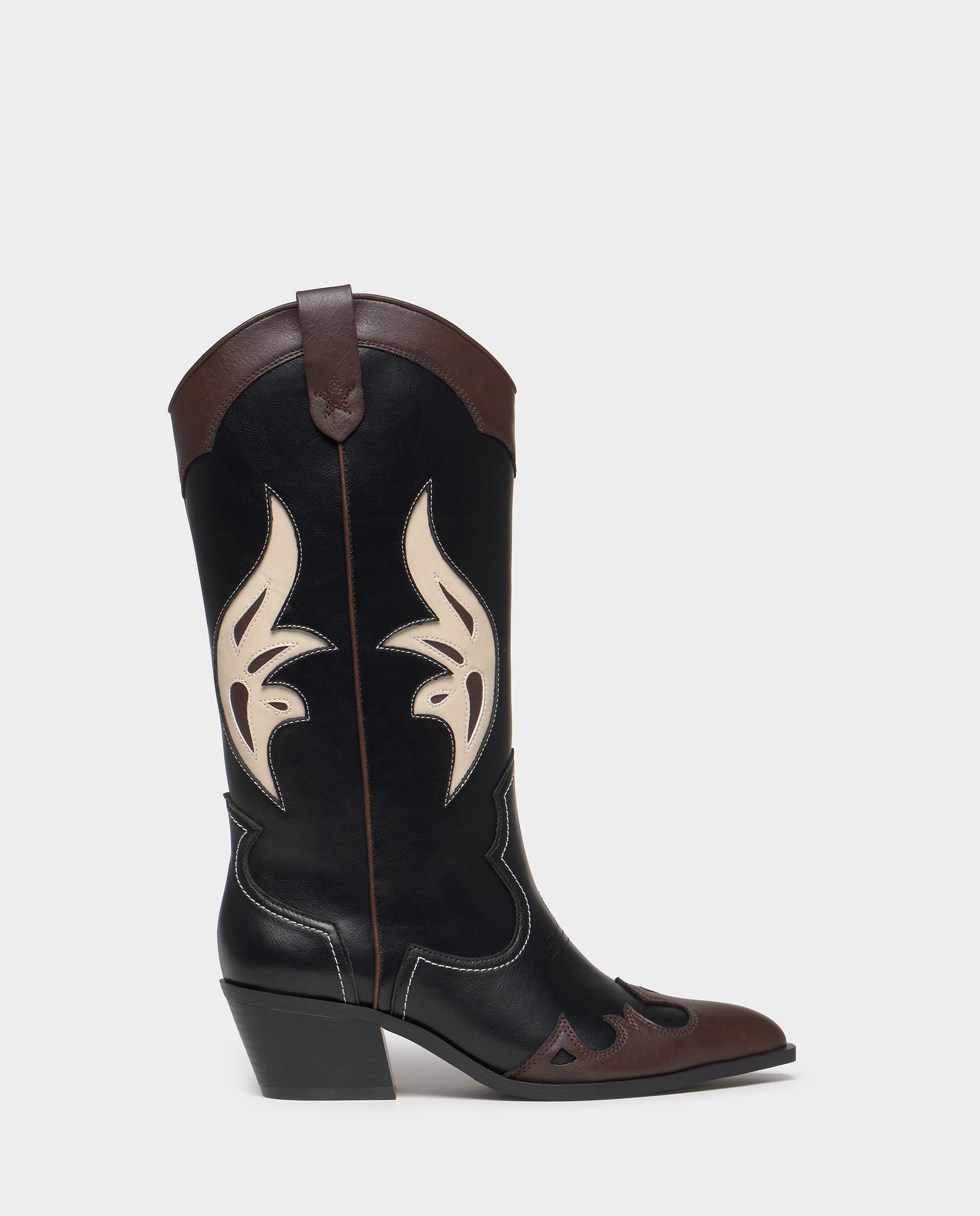 Botas cowboy de mujer de piel