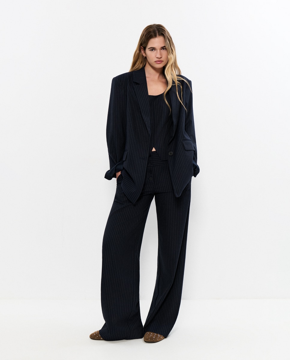 Brownie - Blazer de mujer de rayas.