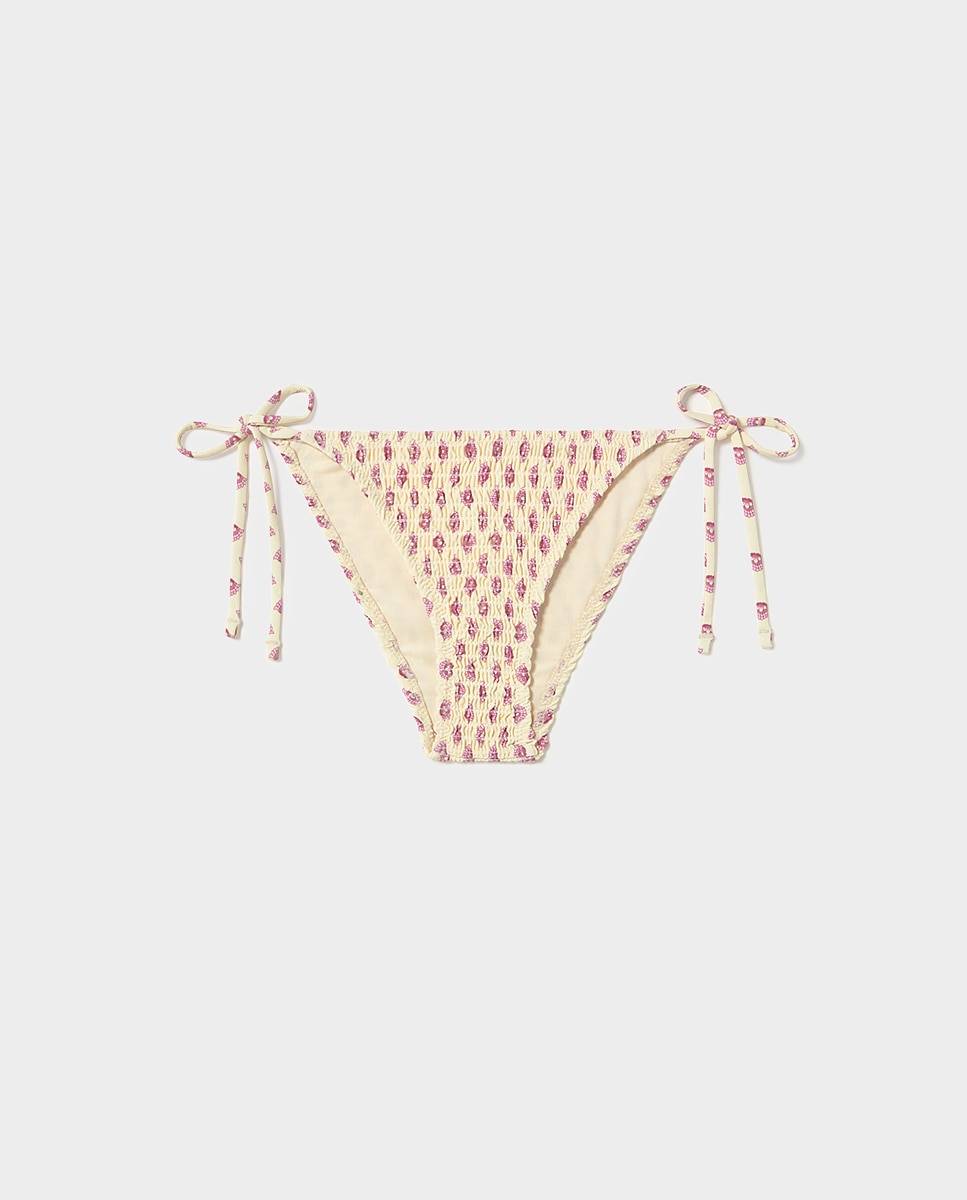 Braguita de bikini con smock - Brownie - Amarillo Amarillo-5