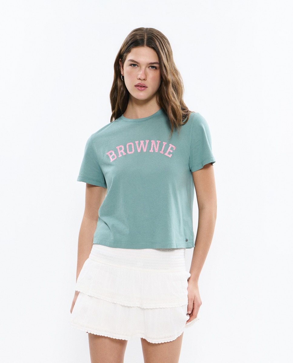 Brownie - Camiseta de mujer con logo.