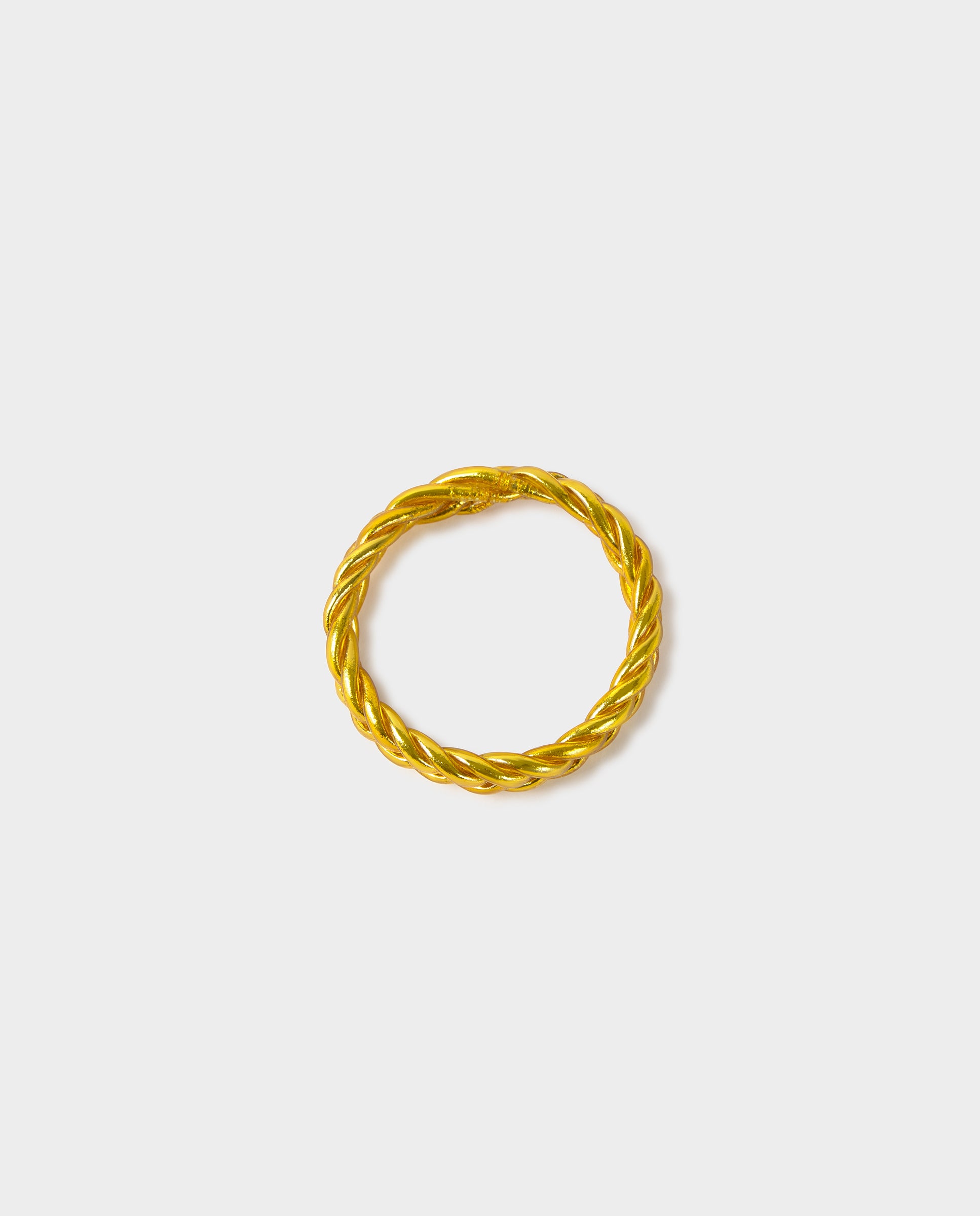 Imagen 0 de Pulsera pan de oro trenzada Dorado