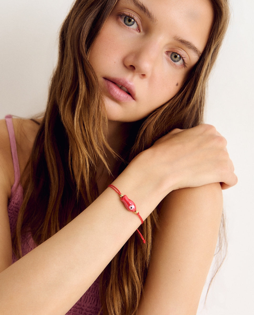 Pulsera con pez rojo - Brownie - Azul Azul-3