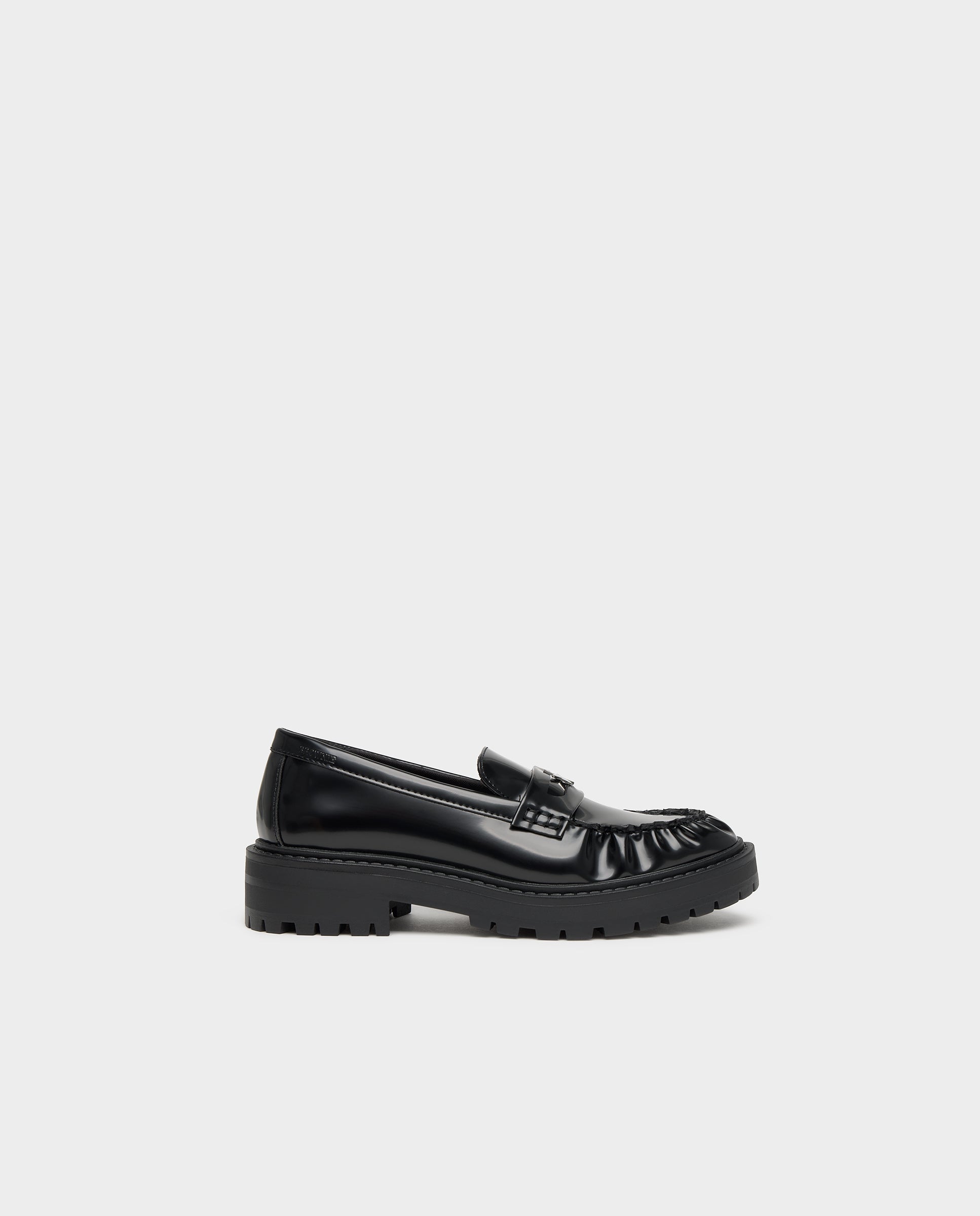 Mocasines de mujer con estrella - Brownie - Negro Negro-1