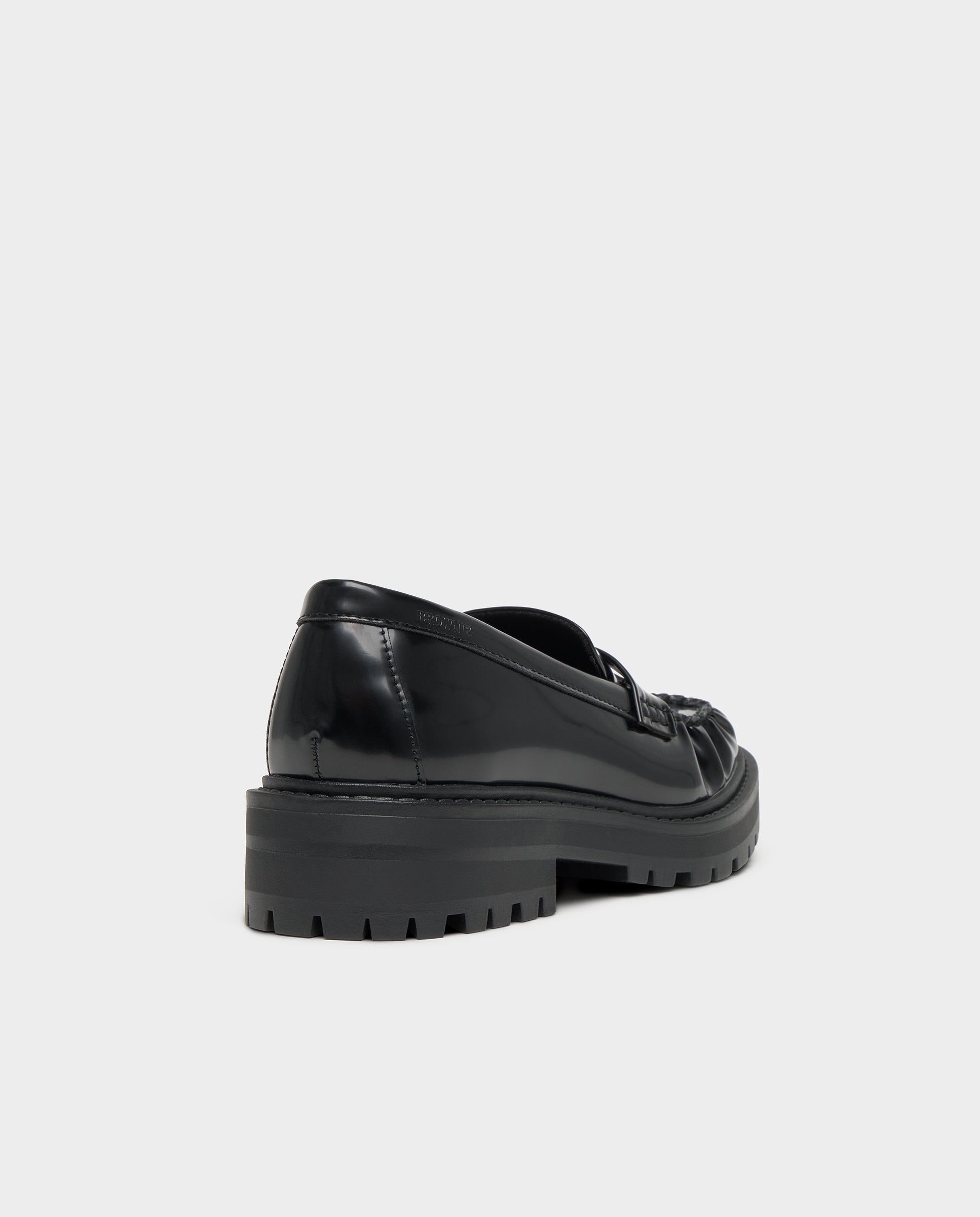 Mocasines de mujer con estrella - Brownie - Negro Negro-5