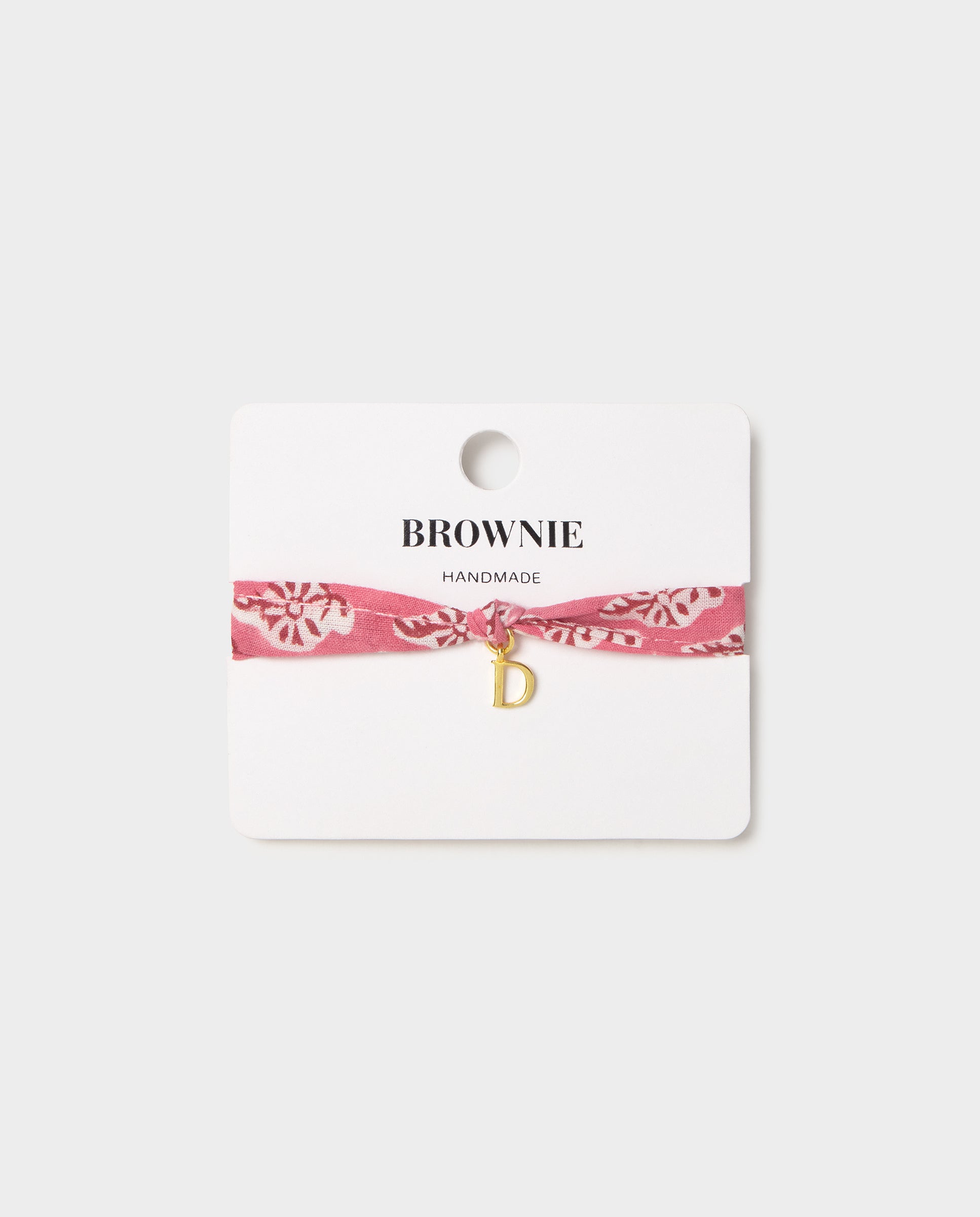 Imagen 0 de Pulsera con inicial d Dorado