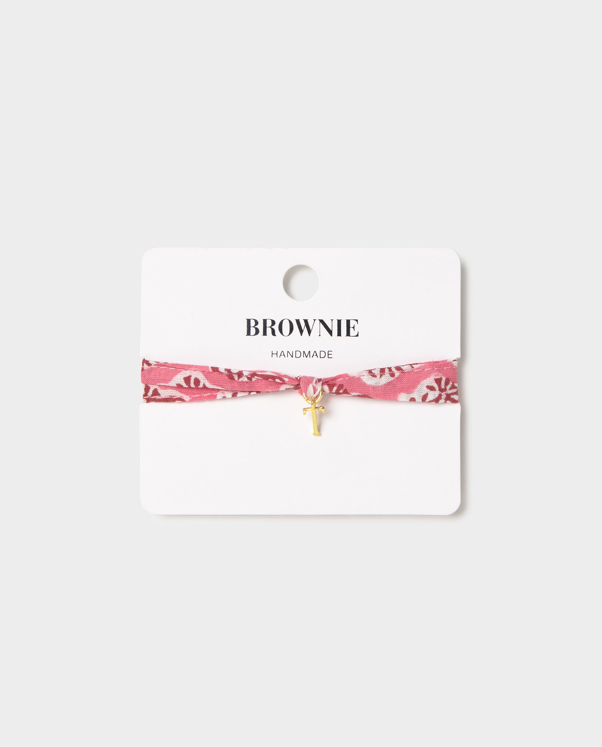 Imagen 0 de Pulsera con inicial t Dorado