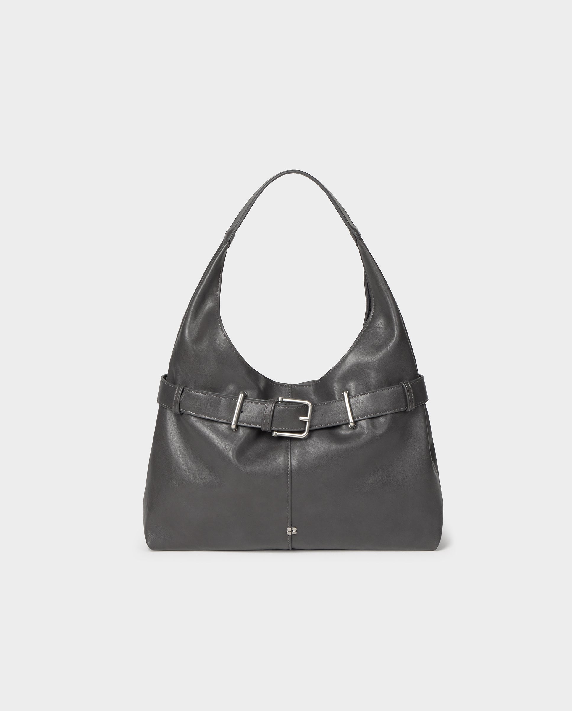 Imagen 0 de Bolso de hombro de mujer con hebilla Antracita