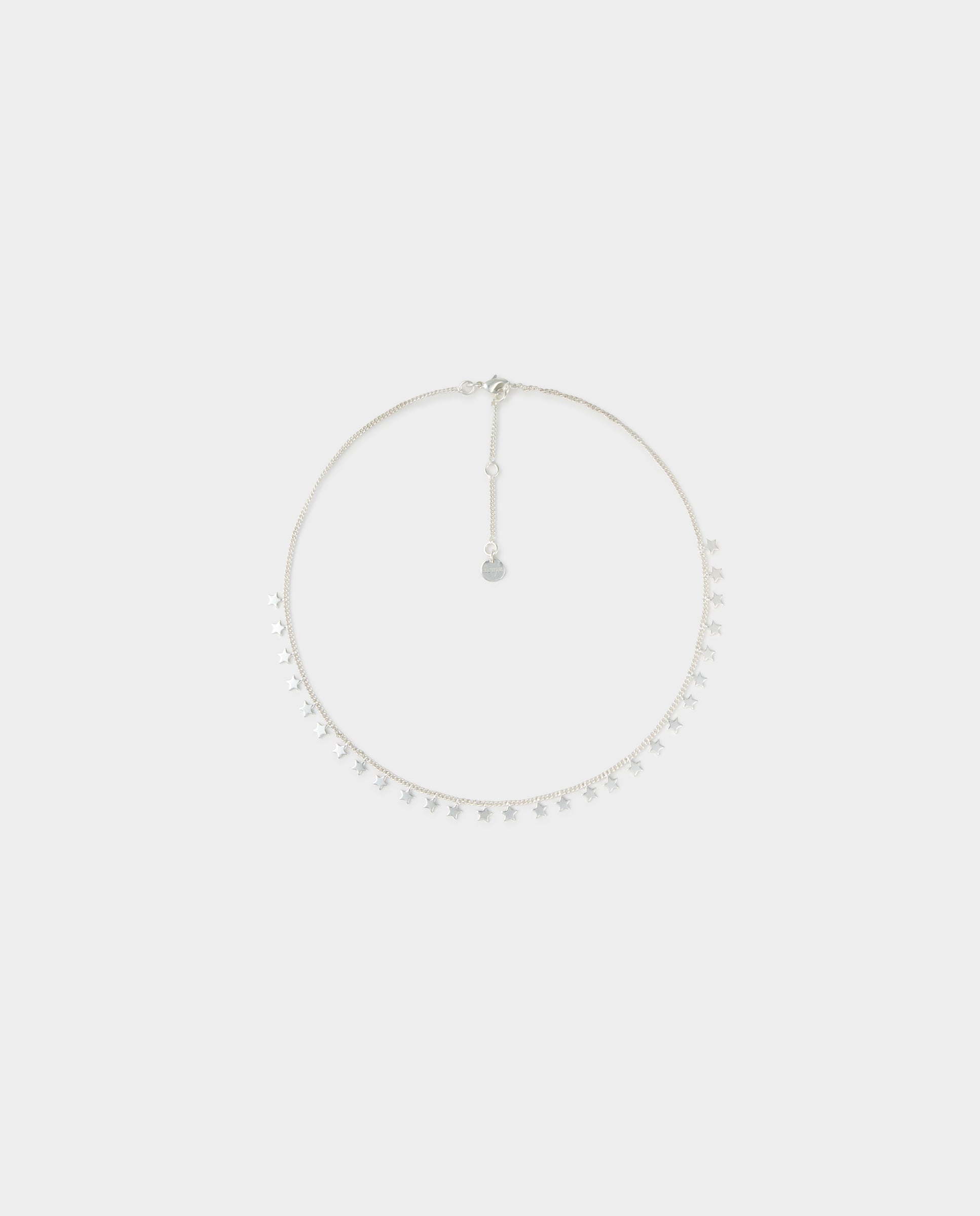 Imagen 1 de Collar de estrellitas plateado Plata