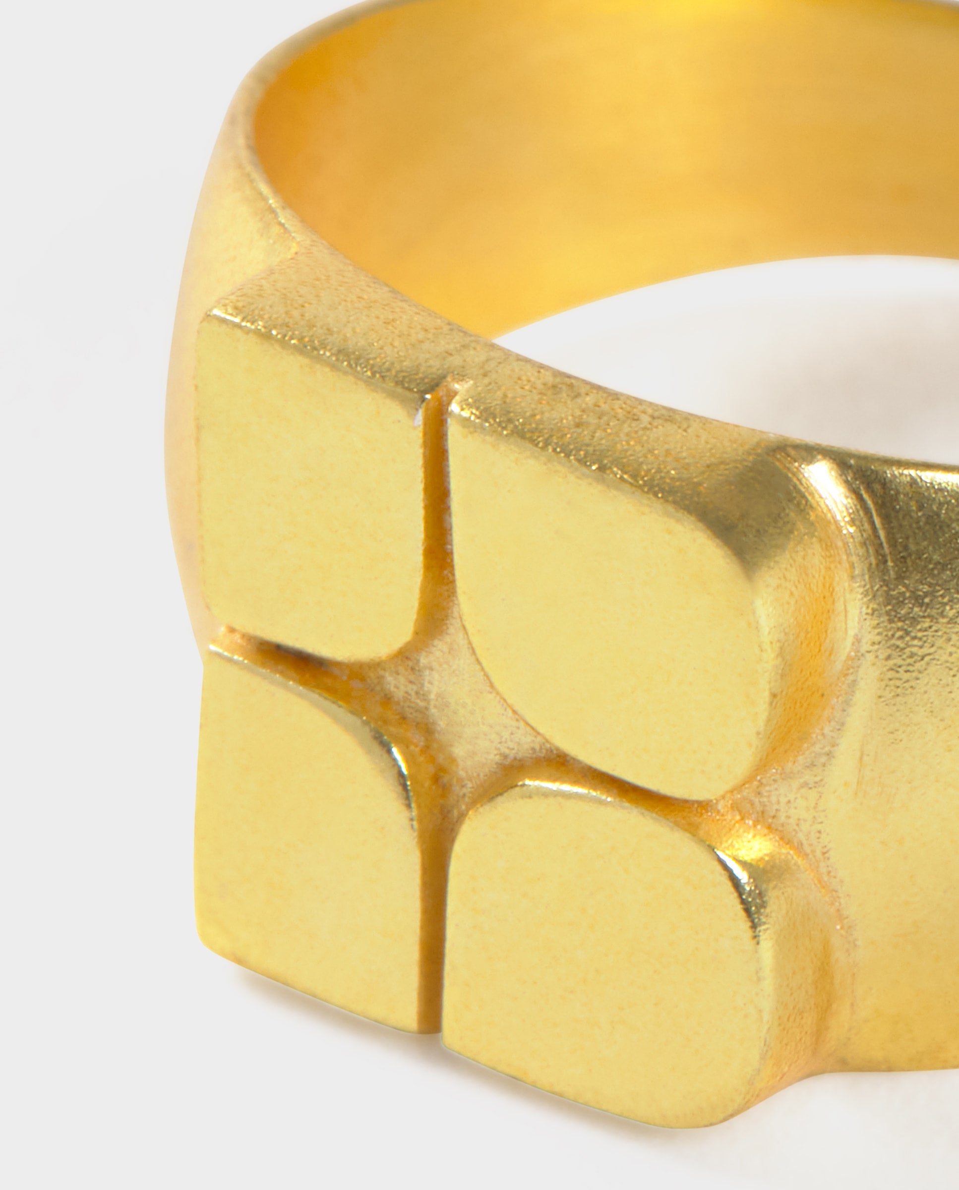 Anillo b brownie - Dorado Dorado-3
