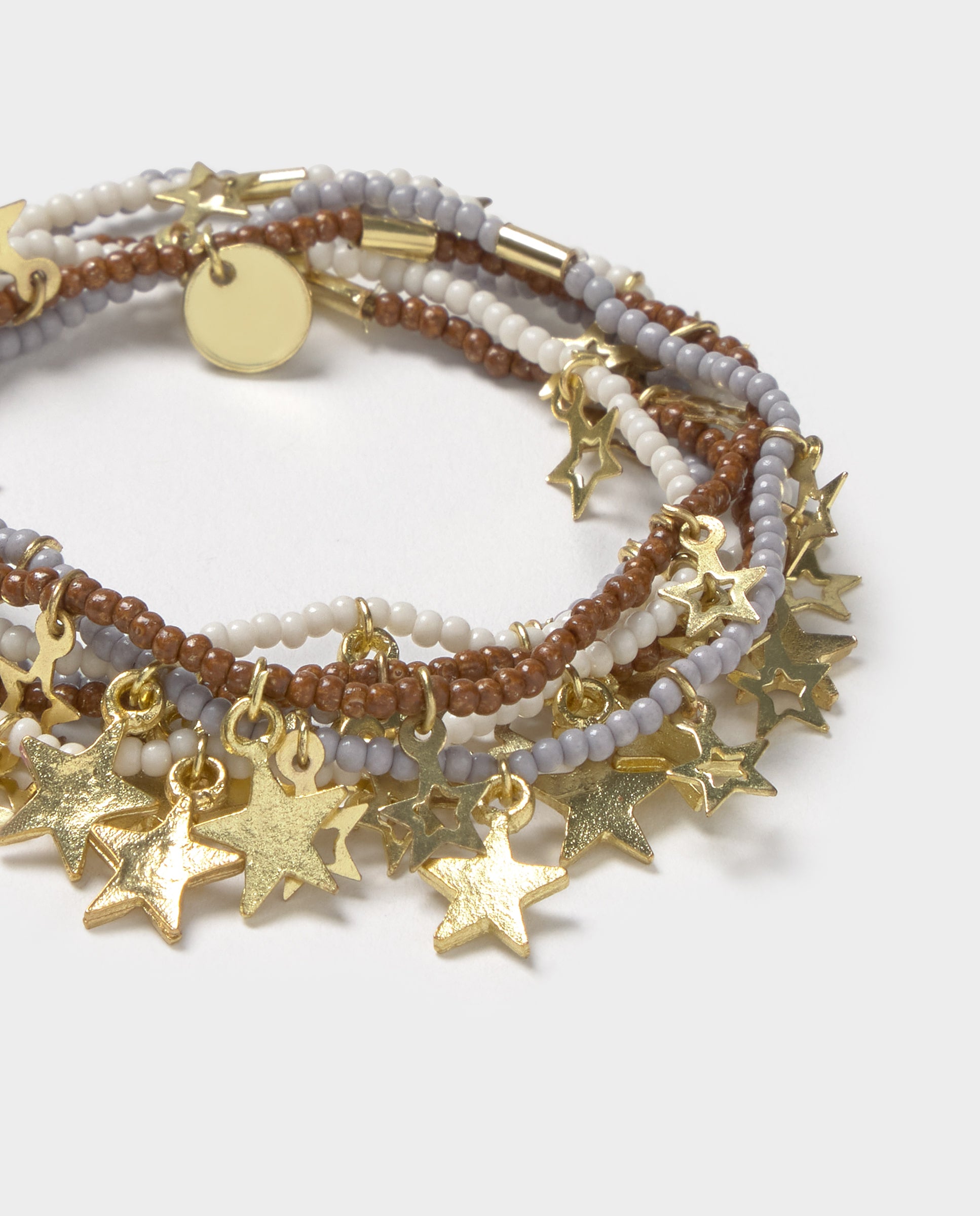 Pack de seis pulseras con estrellas - Brownie - Azul Azul-4