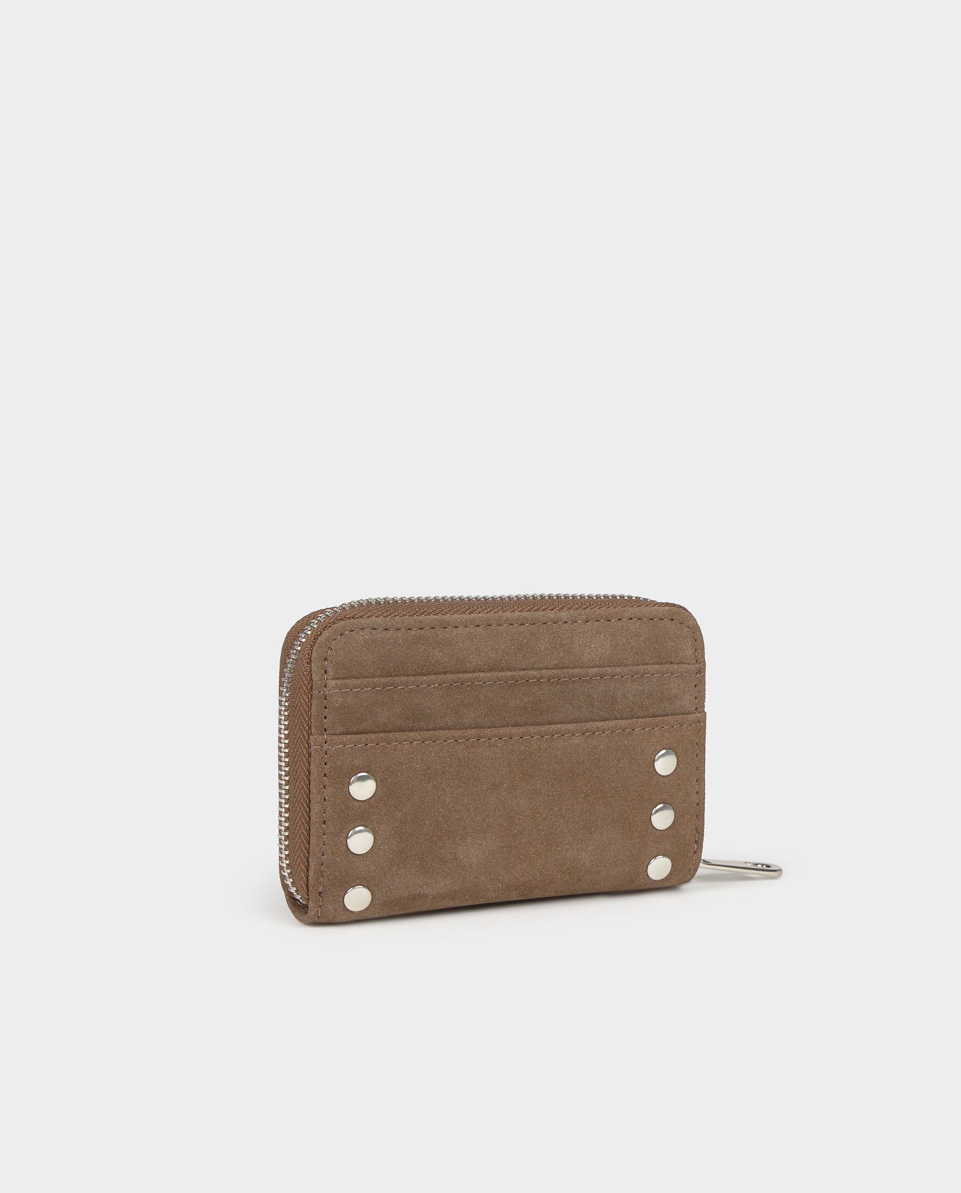 Monedero de mujer de cuero con tachas - Brownie - Topo Topo-3