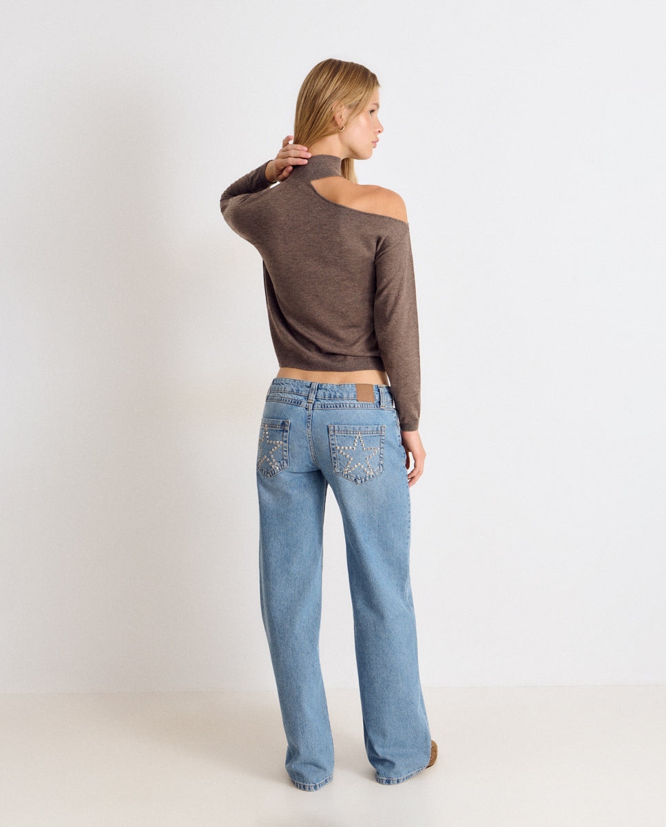 Jersey de mujer con detalle de cut-out - Brownie - Piedra Piedra-2
