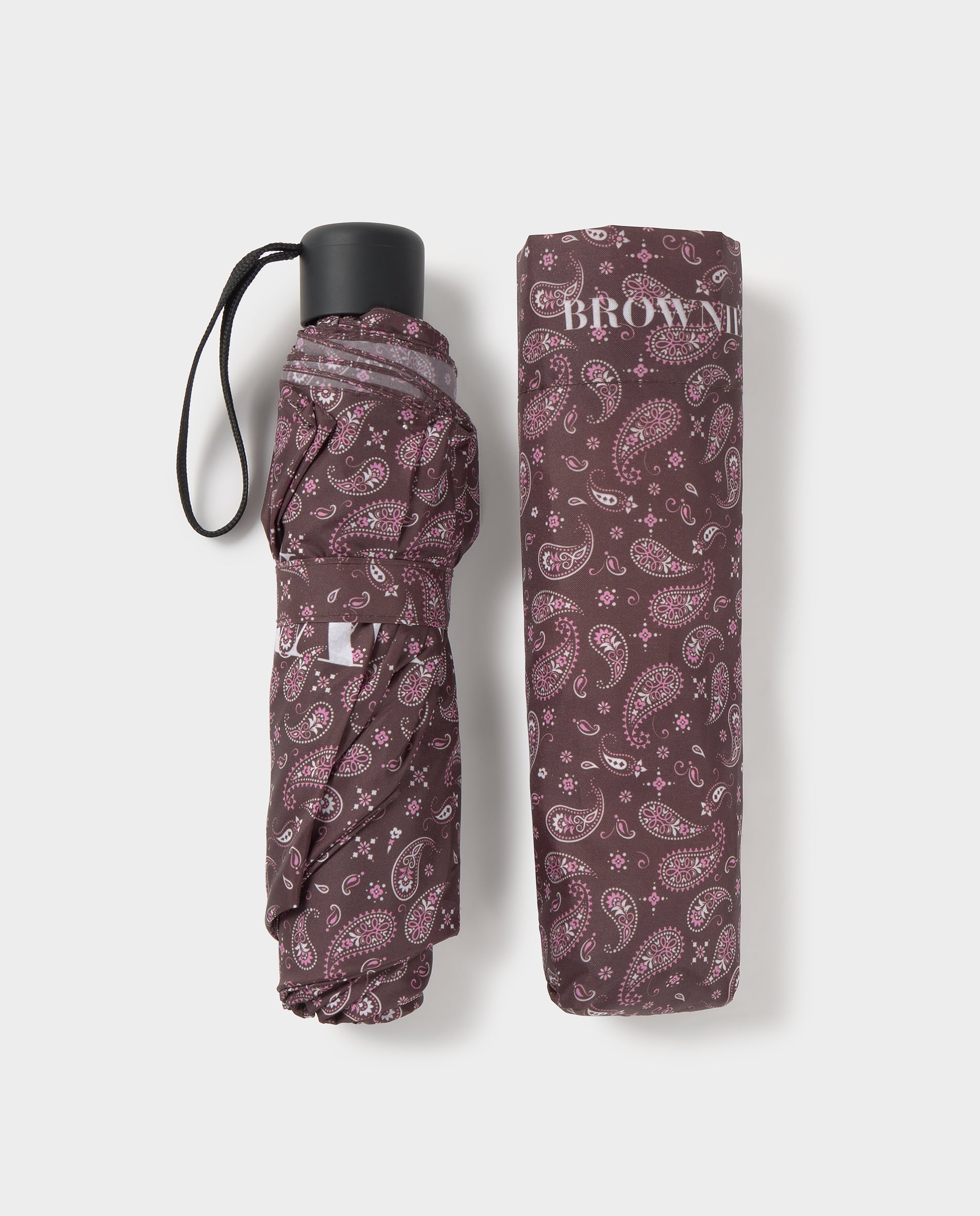 Paraguas de mujer estampado - Brownie - Marrón Marrón-3