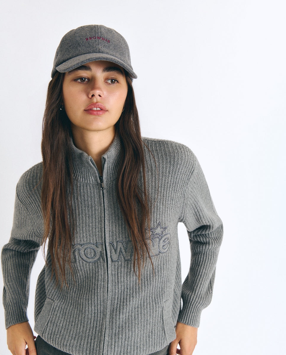 Imagen 1 de Gorra de mujer con logo Gris