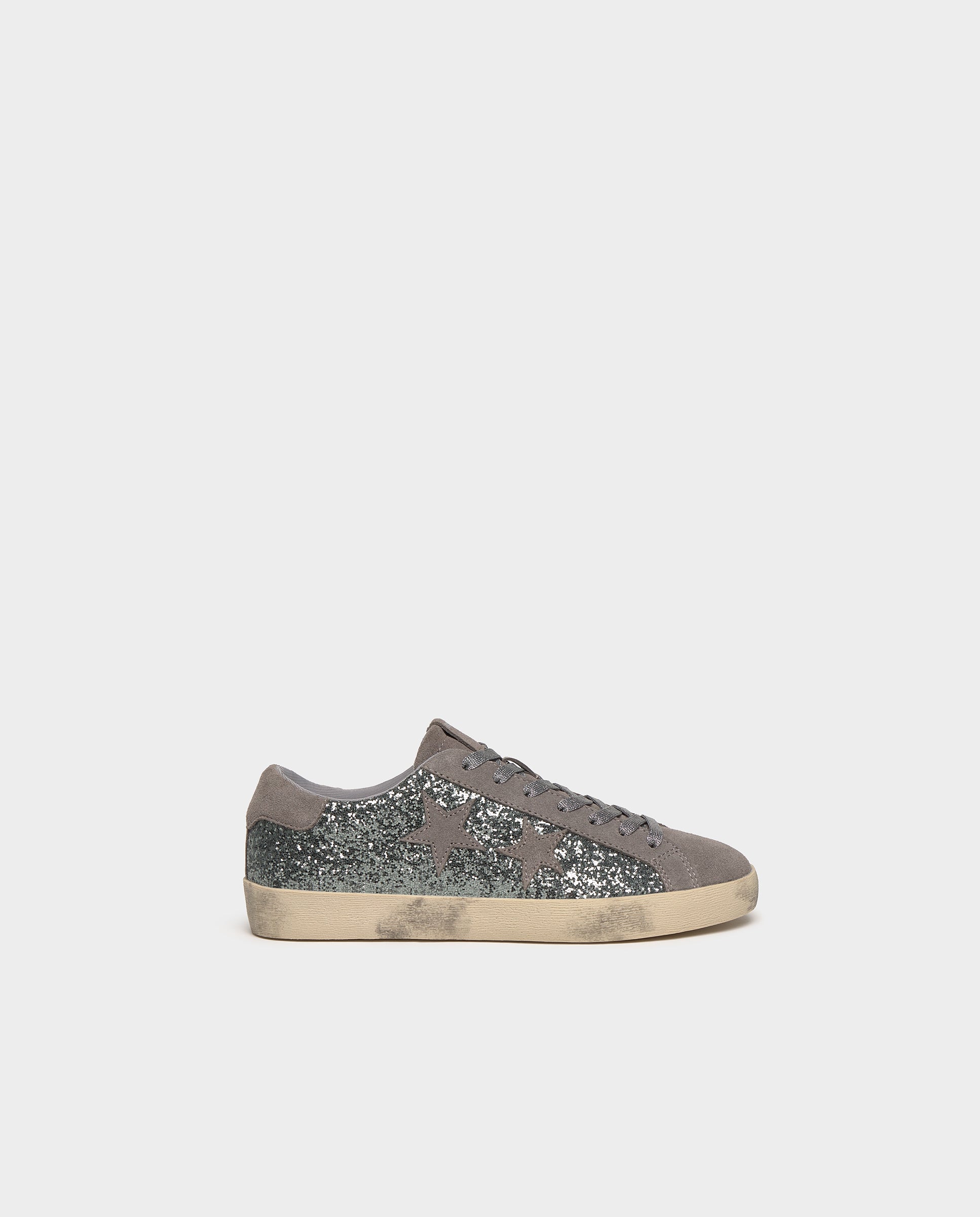 Imagen 1 de Zapatillas de mujer con estrellas Gris