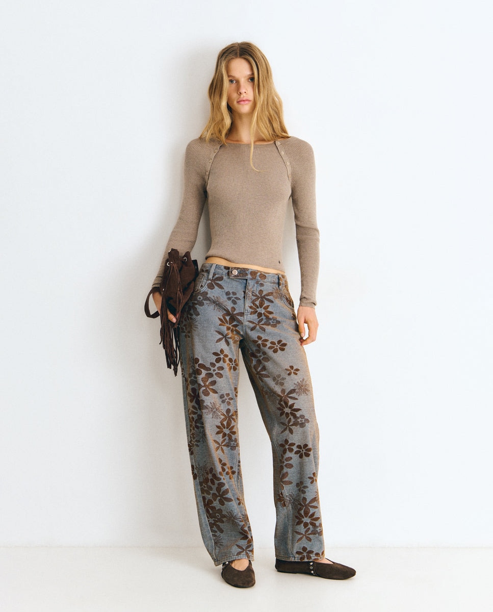 Jersey de mujer estilo doble con botones - Brownie - Arena Arena-3