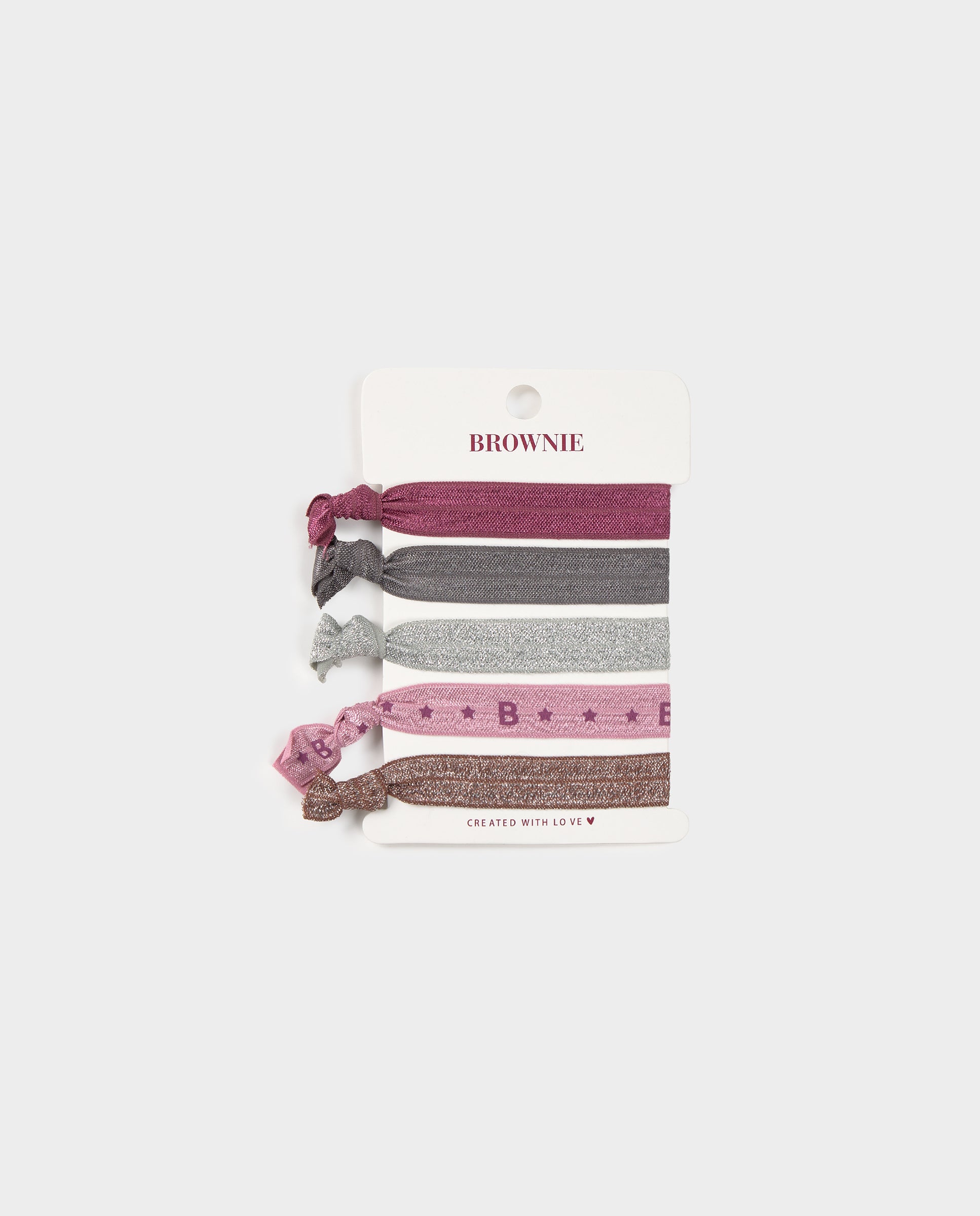Pack de gomas de mujer con logo - Brownie - Granate Granate-1