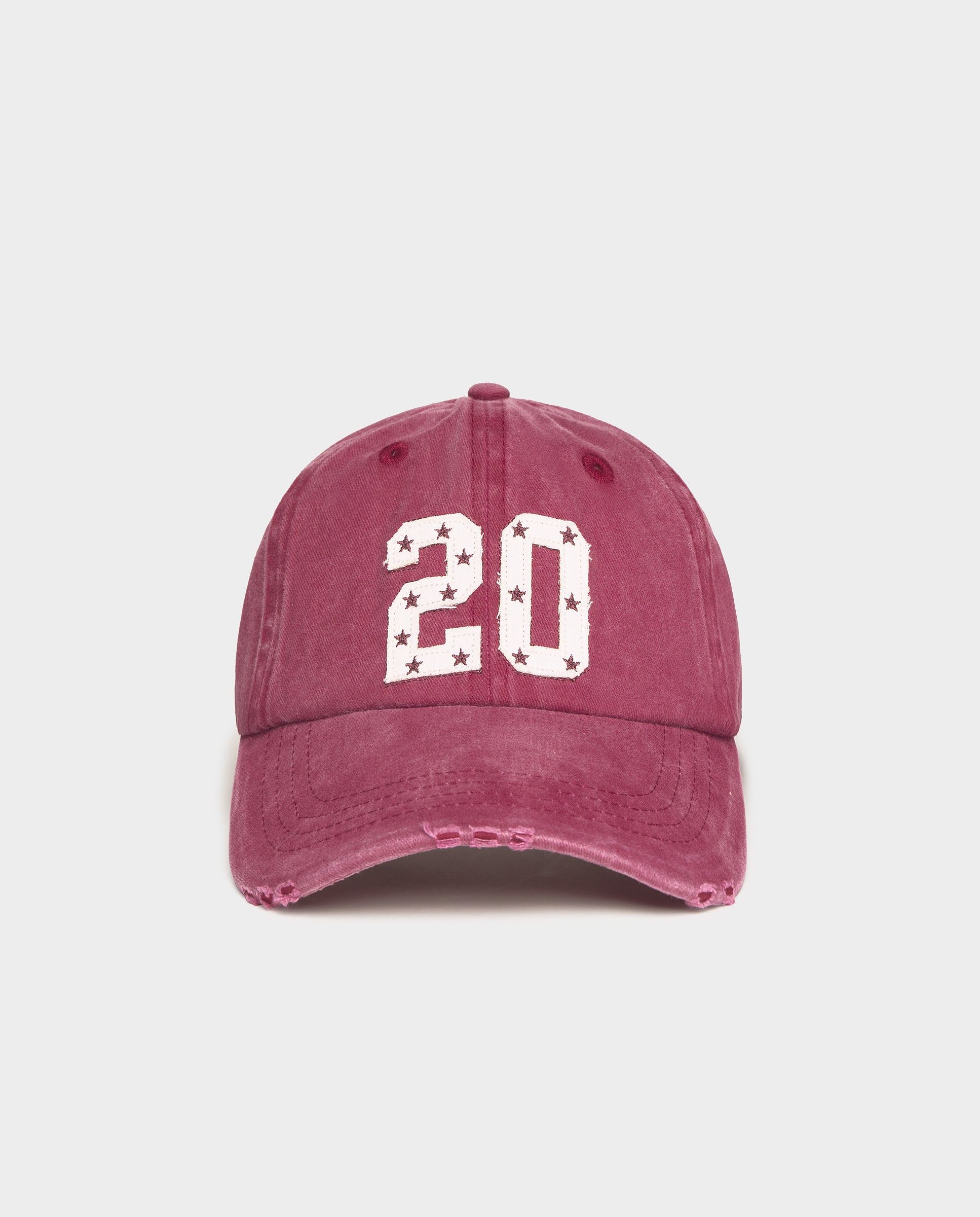 Imagen 1 de Gorra de mujer 20 aniversario Granate