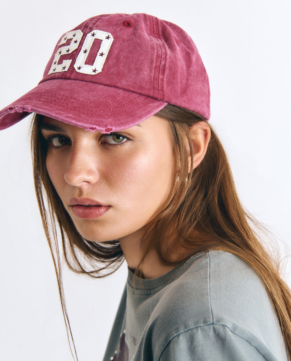 Imagen 2 de Gorra de mujer 20 aniversario - Brownie - Granate Granate