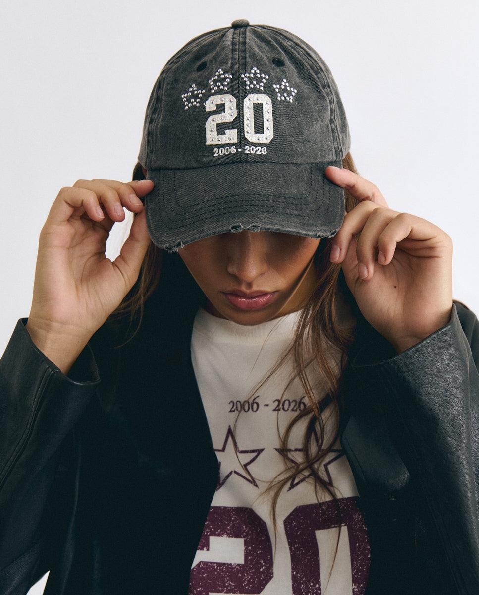 Imagen 2 de Gorra de mujer 20 aniversario - Brownie - Gris Gris