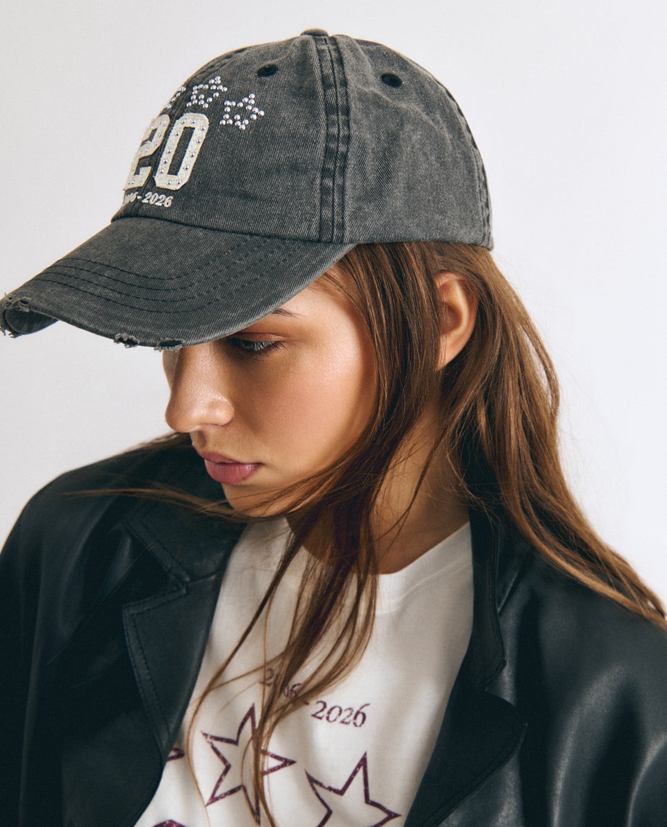 Imagen 4 de Gorra de mujer 20 aniversario - Brownie - Gris Gris