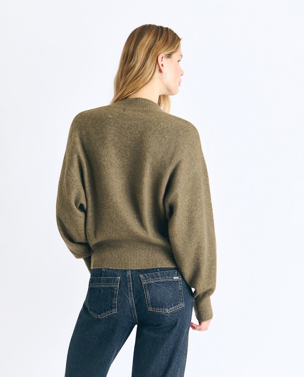 Imagen 2 de Jersey de mujer con de punto - Brownie - Kaki Kaki