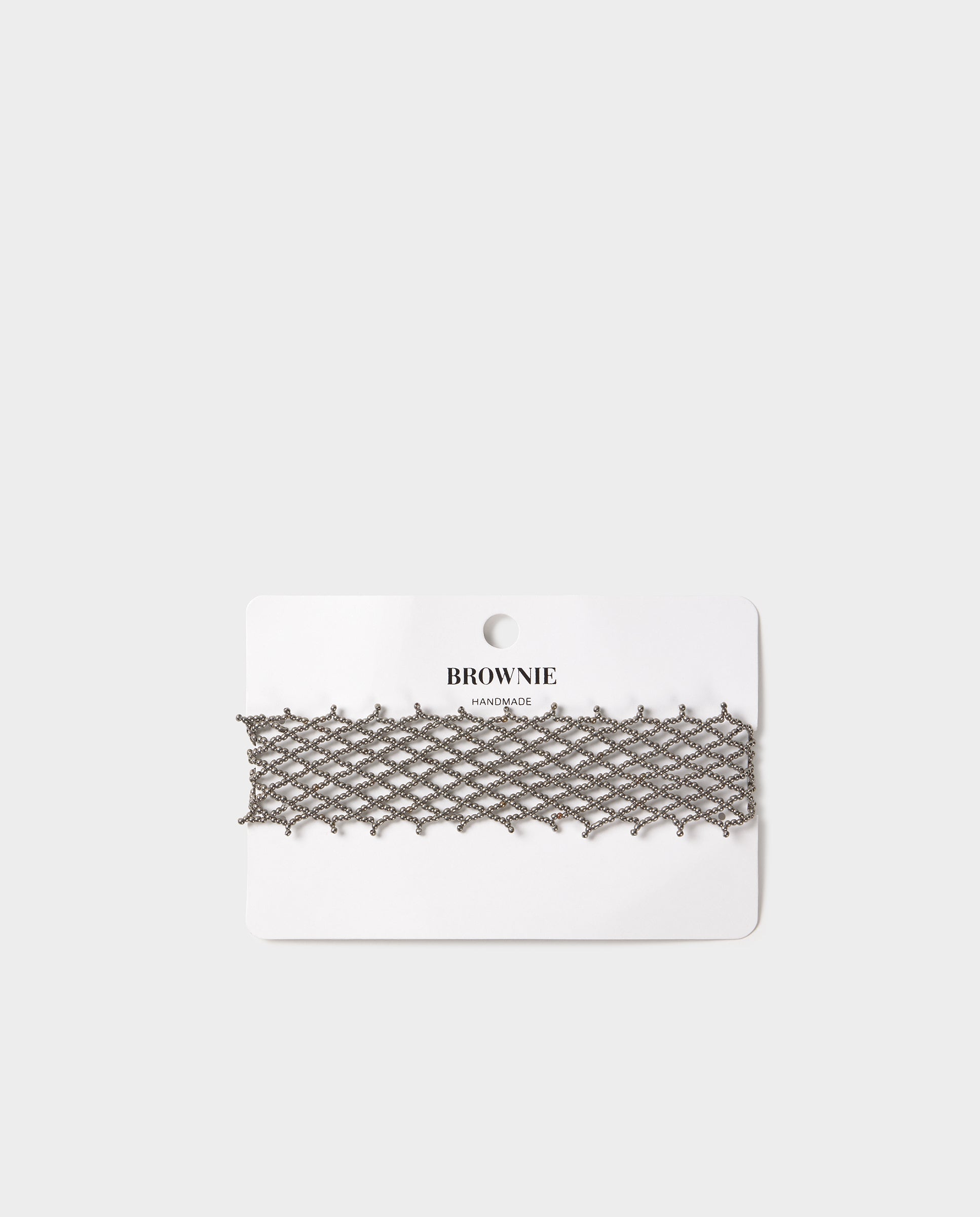 Imagen 1 de Choker malla beads Gris