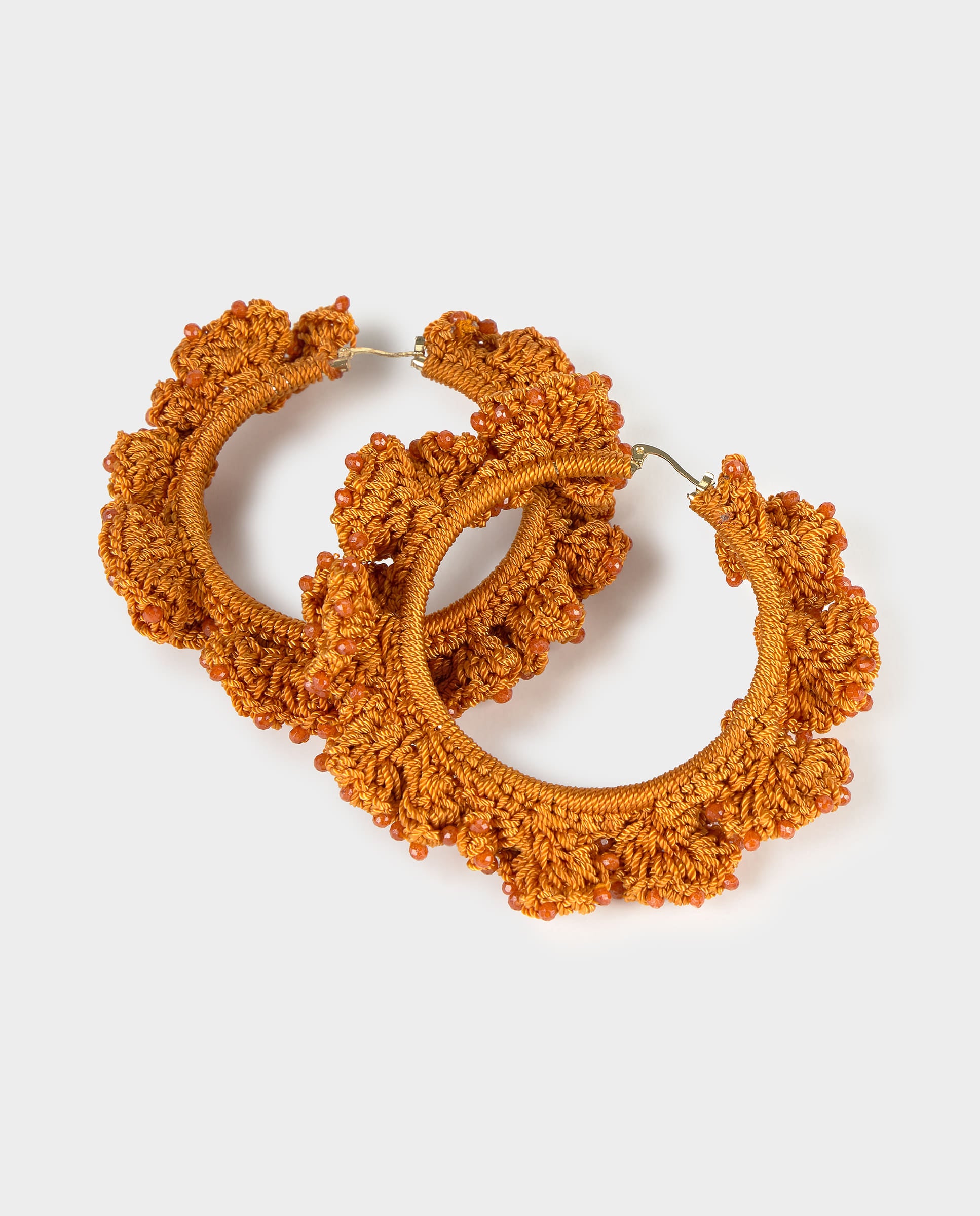Imagen 5 de Pendientes aros grandes naranjas - Brownie - Naranja Naranja