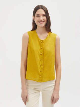 Top de mujer de algodón con cuello redondo · Nice Things · El Corte Inglés